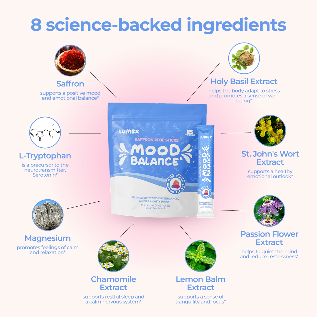 Natural - Saffron Pixi Stick Mood + Focus Support for Kids