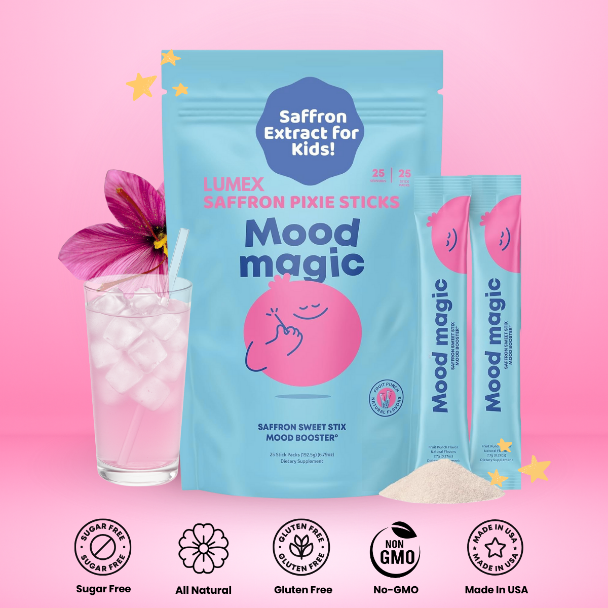 Lumex™  - Mood Magic Saffron Pixie Sticks