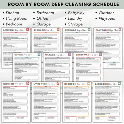 ⏰ADHD Cleaning & Organizing Toolkit - Chore Planner✔