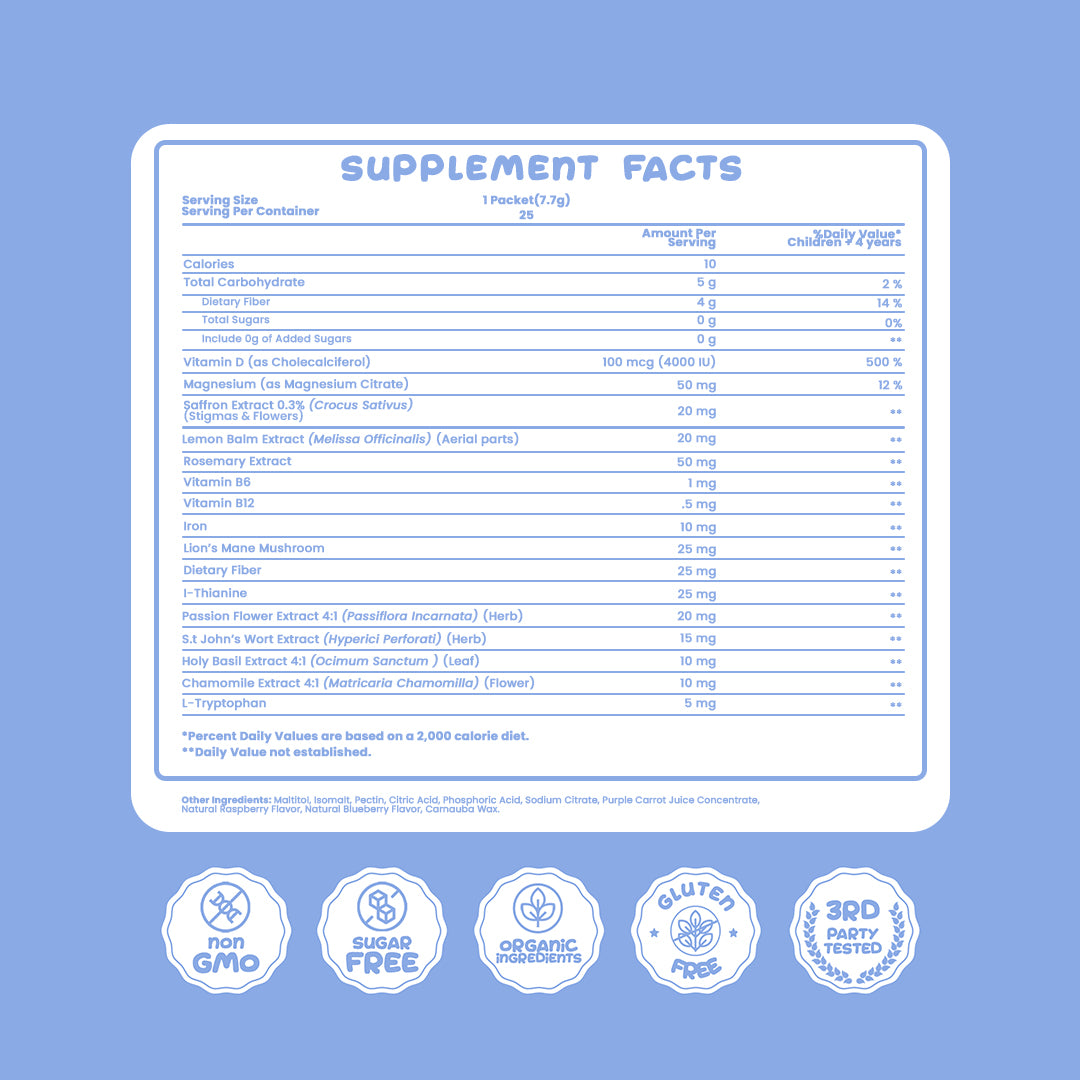 Natural - Pixi Stick Mood + Focus Support for Kids