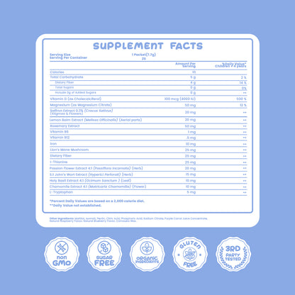 Natural - Saffron Gummy Mood + Focus Support for Kids