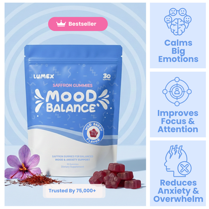 Natural - Saffron Gummy Mood + Focus Support for Kids